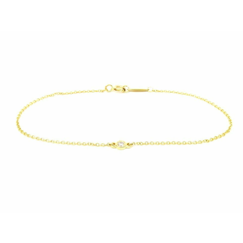 Tiffany Yellow Gold Diamond ct mark by the Yard Bracelet